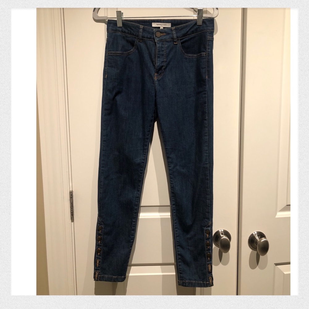 Gerard Darrel Jean with Side Buttons - woman/size 36/blue